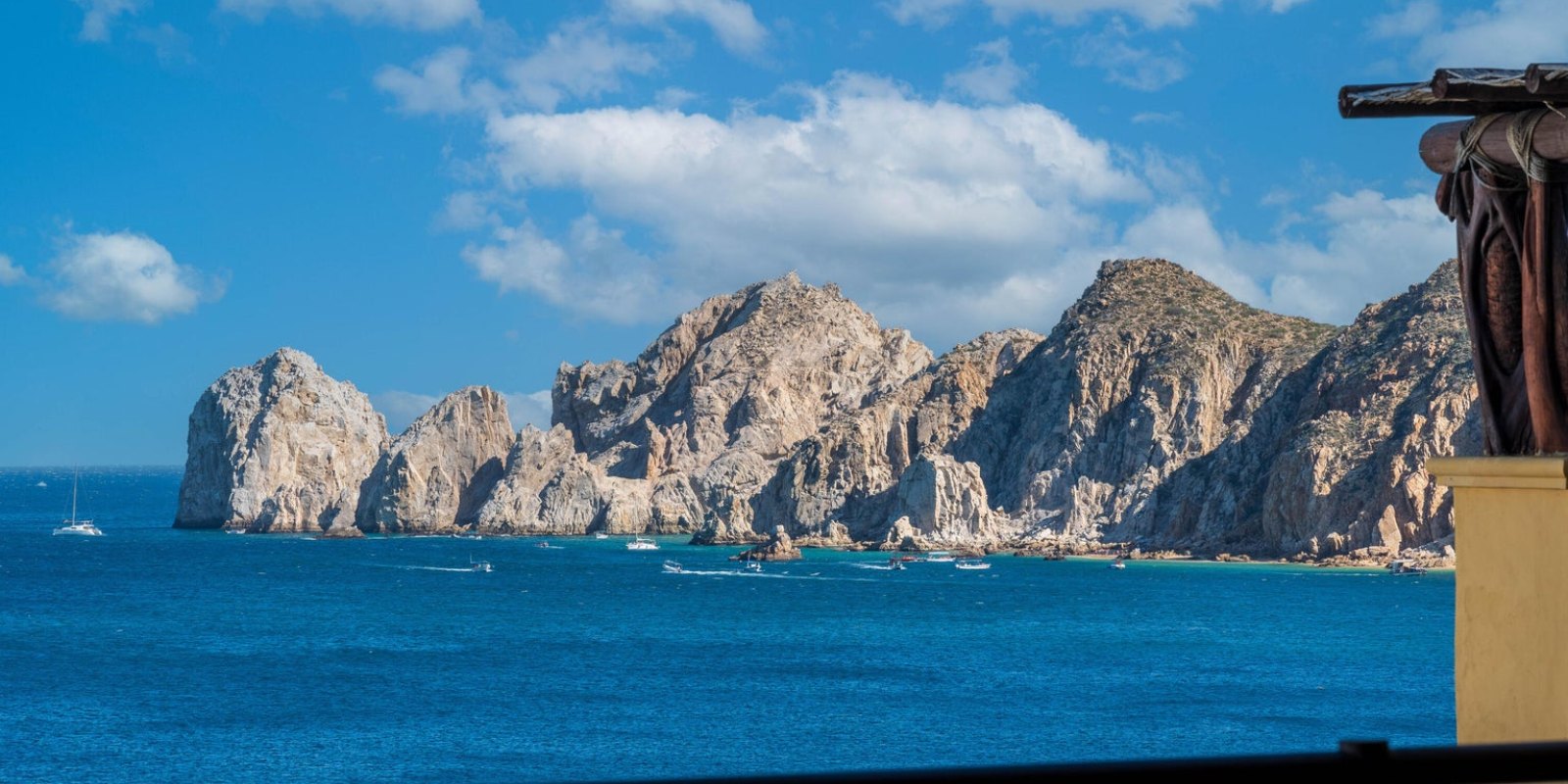 Land’s End seen from a terrace in Cabo San Lucas