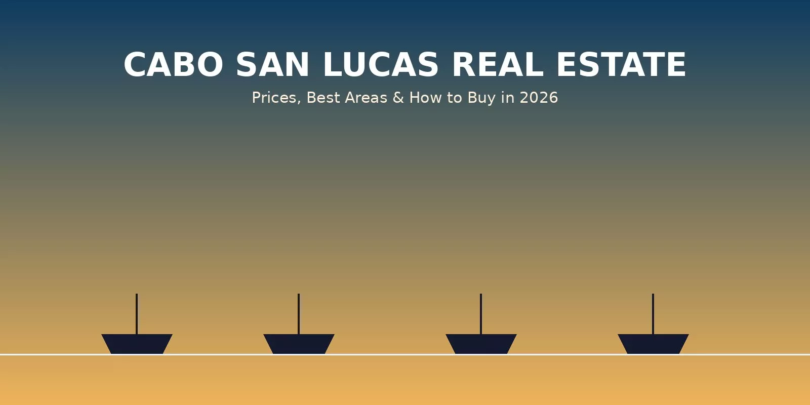 Cabo San Lucas Real Estate: Prices, Best Areas & How to Buy in 2026